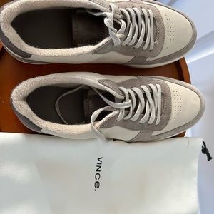 NEW vince off white and grey Vince sneakers